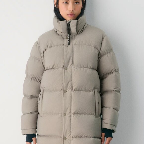 Aritzia The Super Puff Mid - Modern Taupe - Size XS - Picture 11 of 16